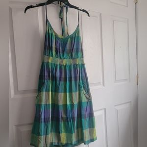 Old Navy XL gingham halter sundress